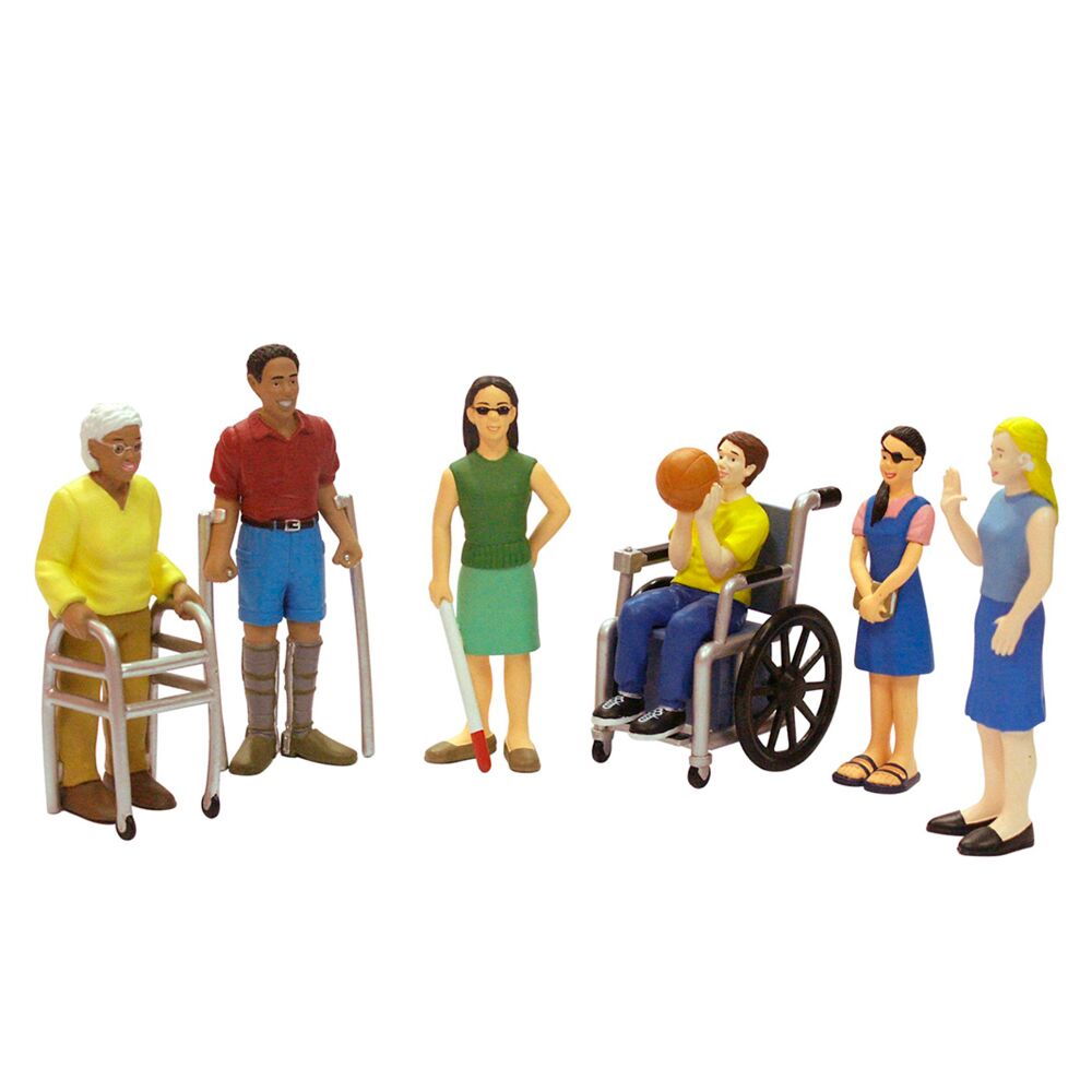 Figures with functional diversity - Figuren mit Behinderungen - Figuren