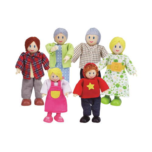 Puppenfamilie – Helle Hautfarbe