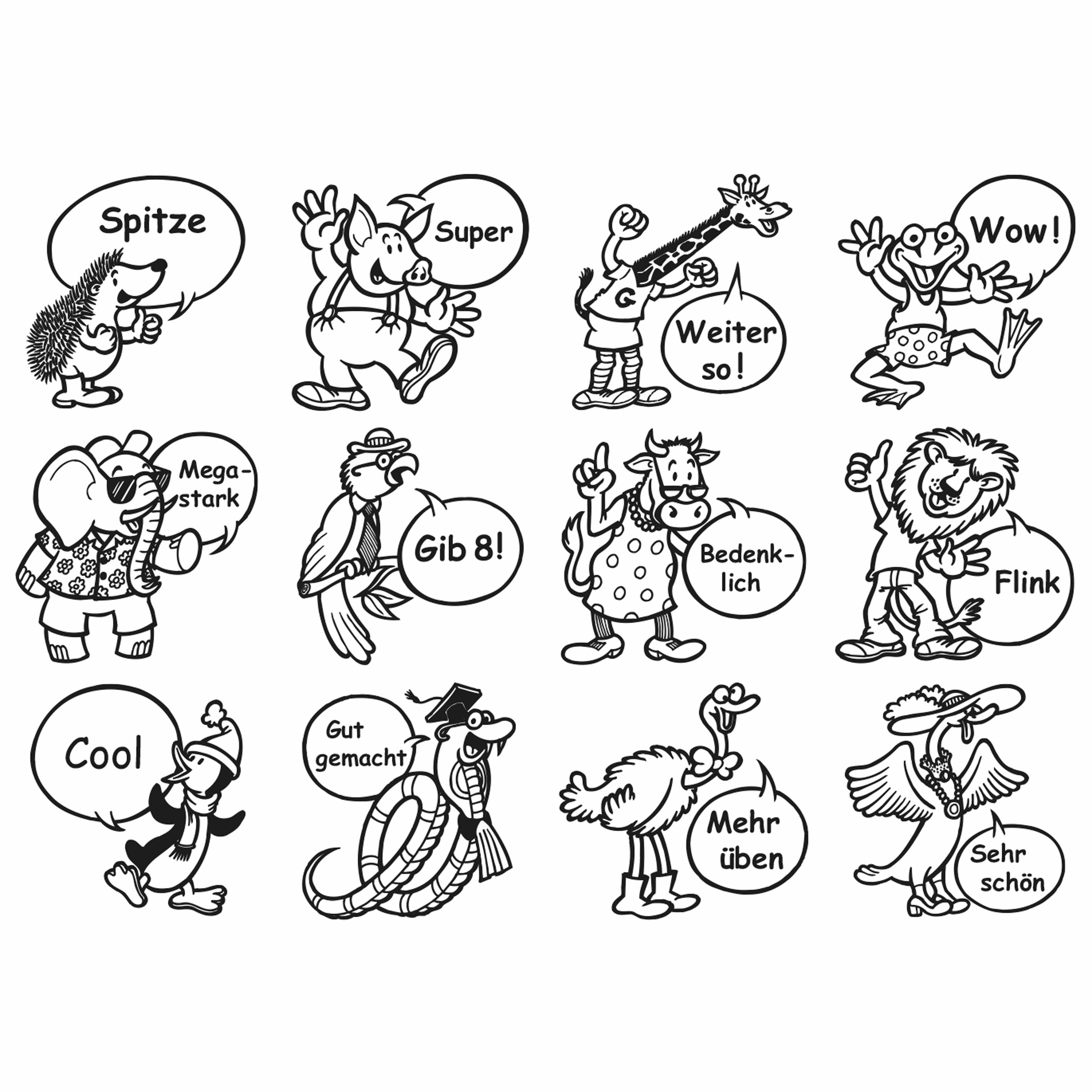 Belobigungsstempel Spitze Belobigungsstempel Spitze