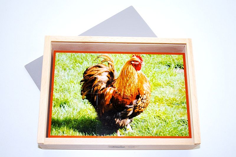 Tierpuzzle Bauernhof