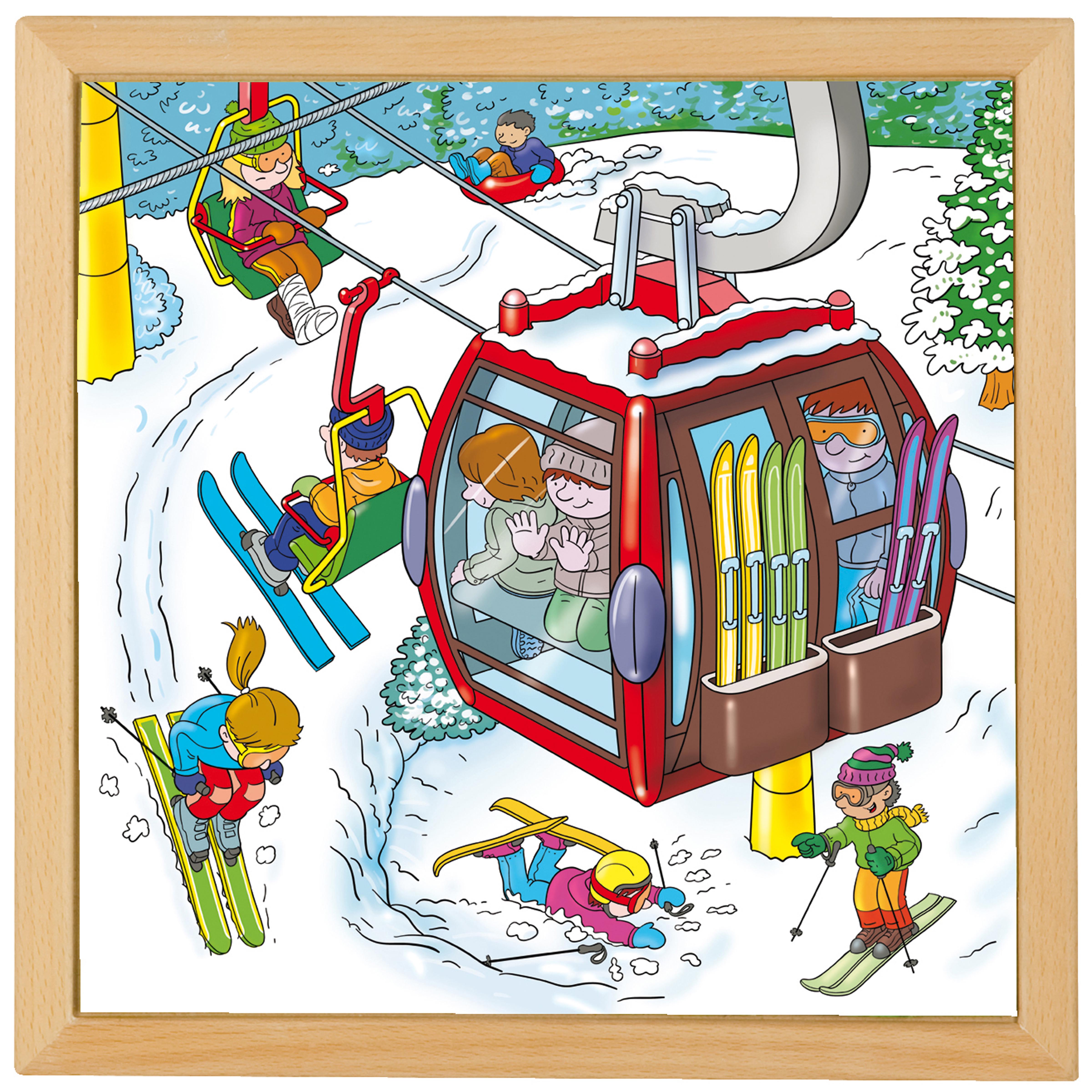 Urlaub Puzzle - Wintersport