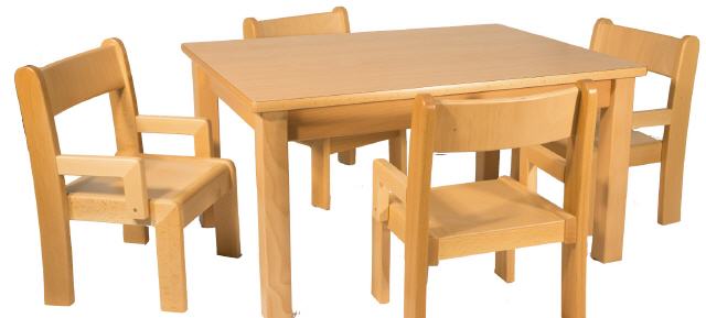 Tisch-Stuhl Kombi 80-35