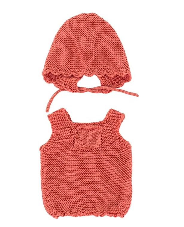 Puppenoutfit Koralle
