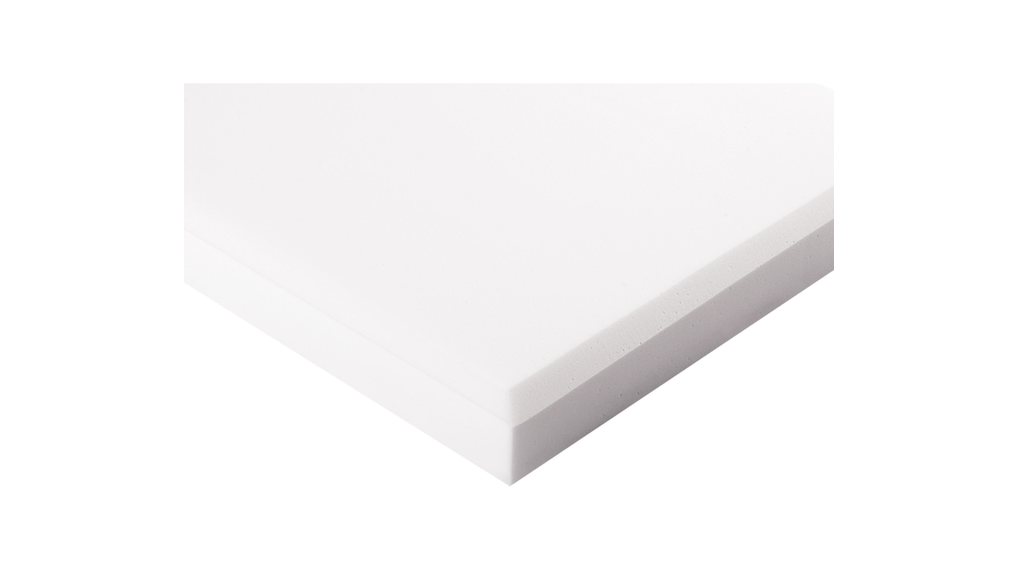 Schallschutz Schaumstoff 100 x 50 x 7cm,weiß, klebend