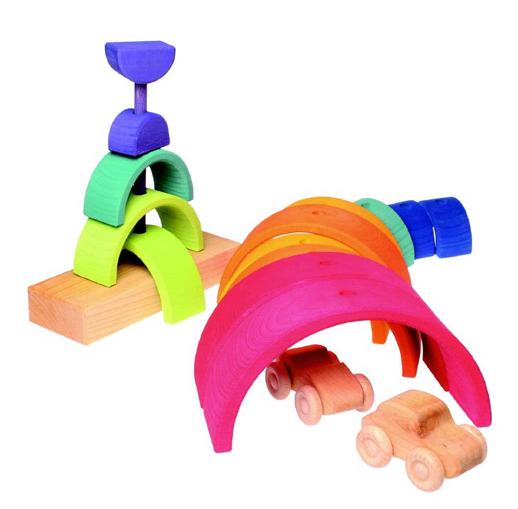 Steckturm Regenbogen